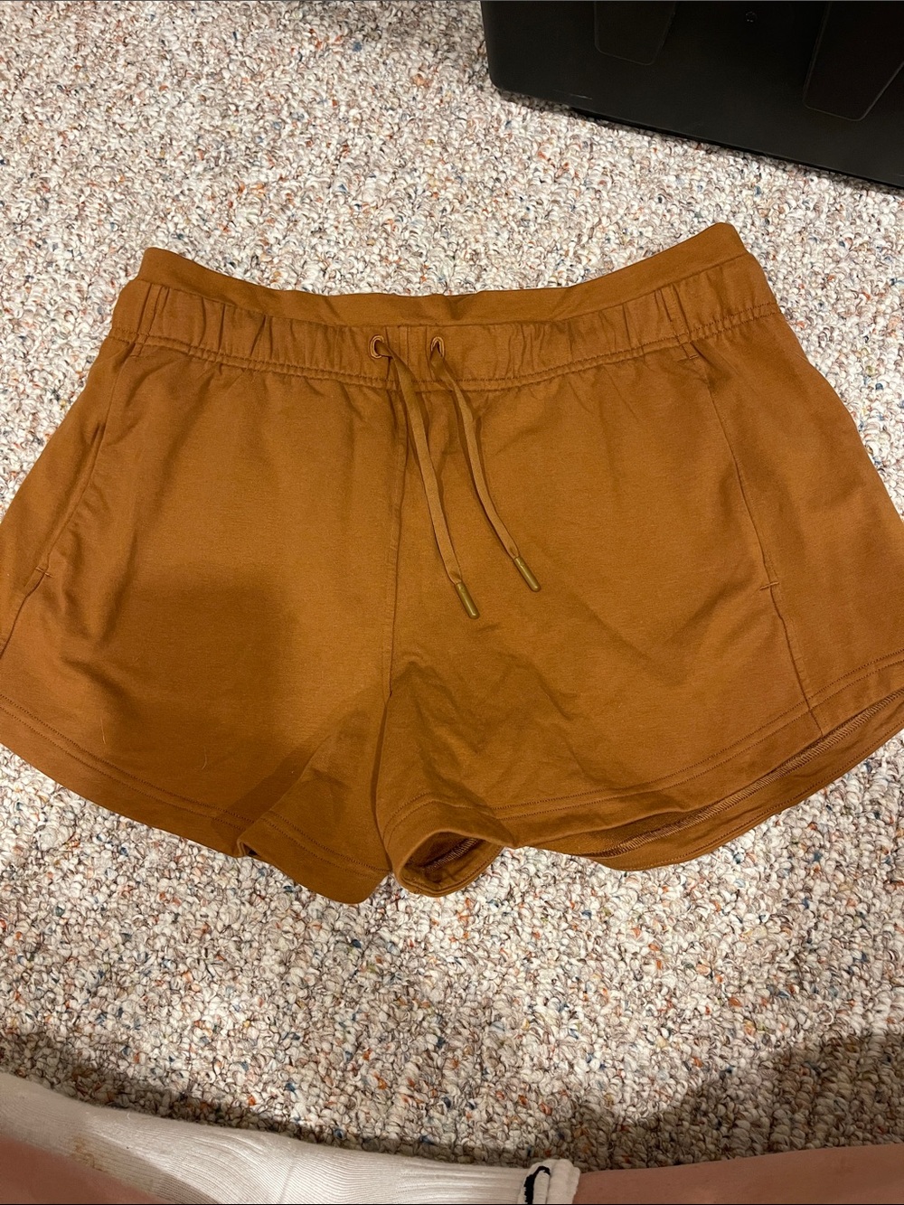 lululemon athletica Women’s Burnt Orange Athletic Drawstring Shorts